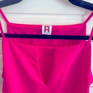 Hot pink sheathe dress